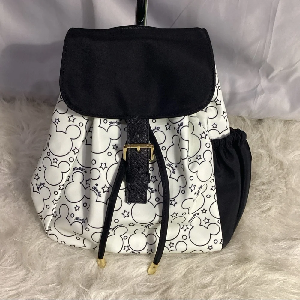 Stoney Clover Lane x Disney Mickey Mouse Head Mini Flap Backpack Bag